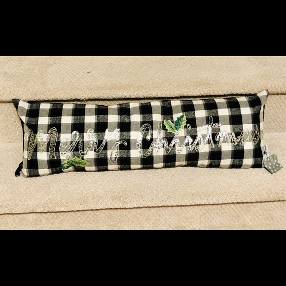 Merry Christmas Buffalo Check Pillow Cover - Picture 8 of 11